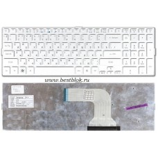 Клавиатура для ноутбука Acer Aspire 5943 8943 серебристая