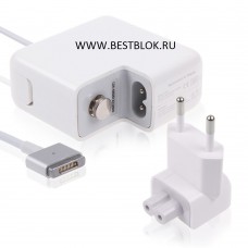 Адаптер блок питания для ноутбука Apple MagSafe 2 с дисплеем Retina MacBook Air A1466 A1465 A1436 14.85V-3.05A 45W Оригинал